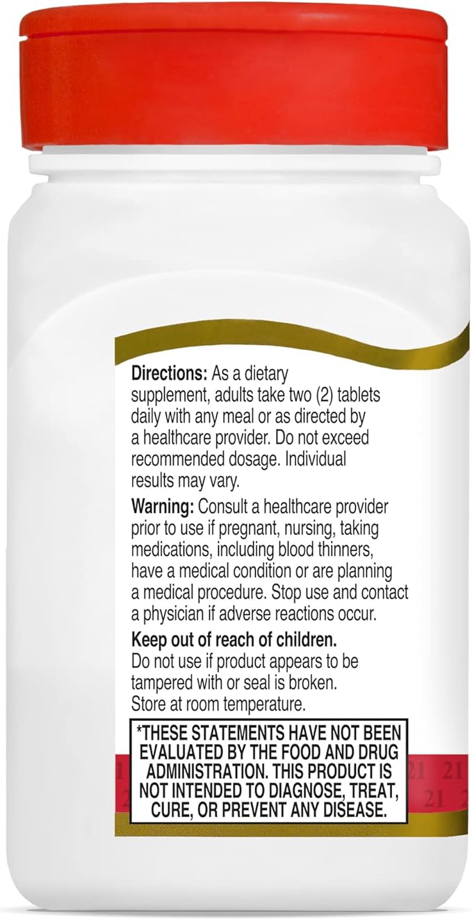 21st Century Glucosamine Chondroitin 750/600mg - Triple Strength, Tablets, 60 Count