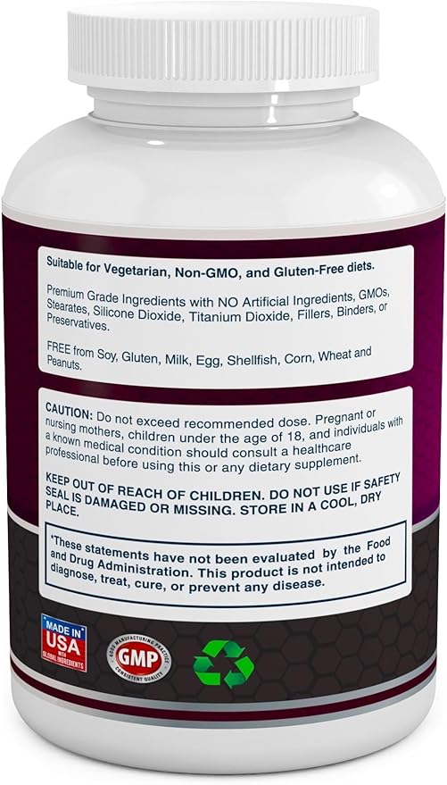 Turmeric Curcumin Complex with Black Pepper Extract - 755mg per Capsule, 180 Veg. Caps - Contains Piperine (for Superior Absorption and Tumeric Bio-Availability) and 95% Standardized Curcuminoids