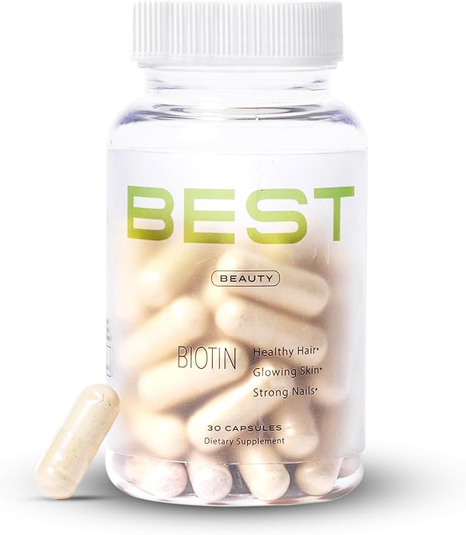 Best Biotin | Collagen | Keratin - Clinically Tested Multi Collagen Supplement for Hair Growth, Healthy Skin and Strong Nails. Non-GMO, Vegan, Gluten-Free. Made in USA. 30 Day Supply - 30 Count