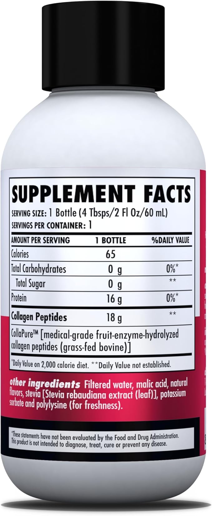 Health Direct – Medical-Grade Liquid Collagen Shots – AminoSculpt Sugar-Free – Tart Cherry – 12 Servings, (12pk, 2oz Shots) – Good for Joints, Bones, & Sleep – Better Hair, Skin & Nails