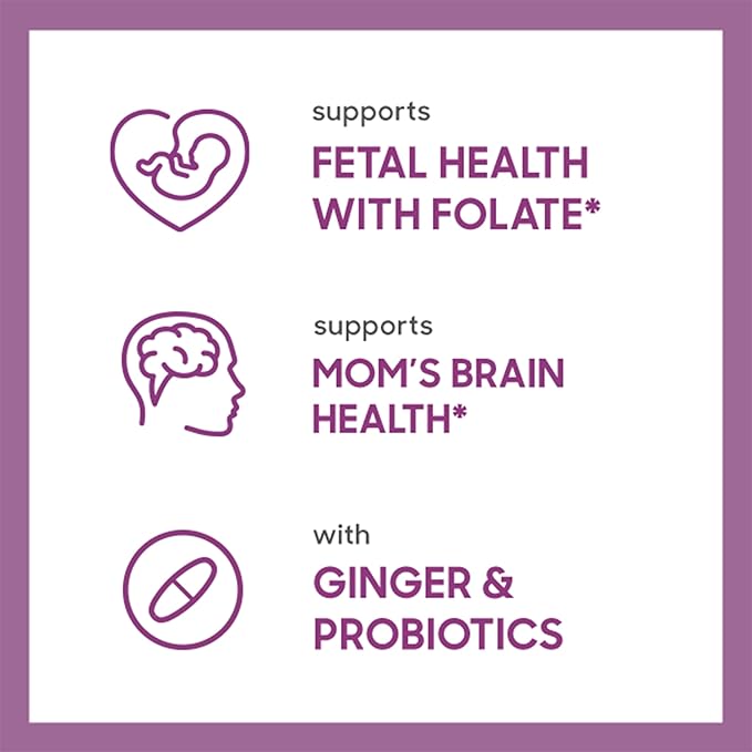 Rainbow Light High-Potency Prenatal One Multivitamin, Prenatal Health Multivitamin Supports Mom's Health and Baby's Development, With Vitamin C, Vegan, 120 Count