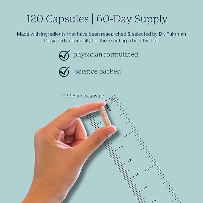 Dr. Fuhrman's Gentle Prenatal Multivitamin & Mineral Supplement with Iron - 120 capsules