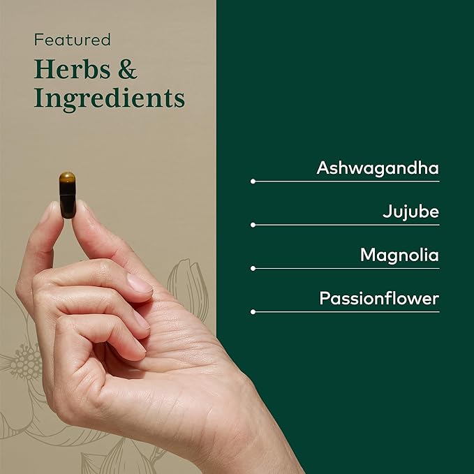 Gaia Herbs PRO Sleep Maintenance - Adrenal Health & Sleep Support* - Supplement with Ashwagandha Magnolia Bark & Jujube Date - Vegan Gluten-Free - 60 Liquid-Filled Capsules (30 Servings)