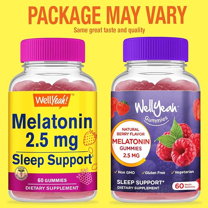 Vitamin D3 + K2 + Melatonin 2.5mg, Gummies Bundle - Great Tasting, Vitamin Supplement, Gluten Free, GMO Free, Chewable Gummy