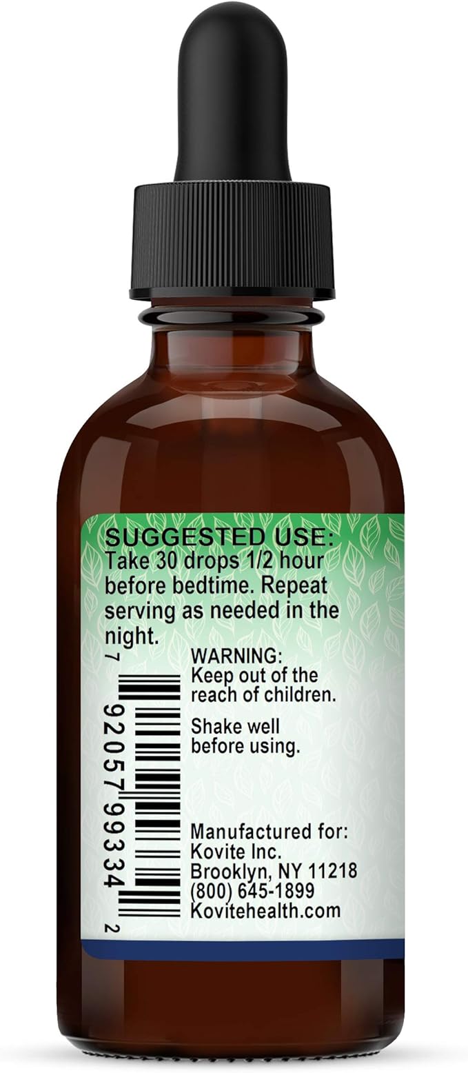 Melatonin Liquid 3 mg - Raspberry Vanilla Flavor - 2 fl oz.