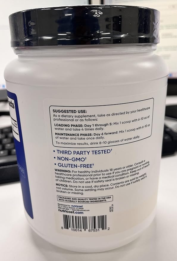 Nutricost Creatine Monohydrate Micronized Powder (1 KG) - Pure Creatine Monohydrate