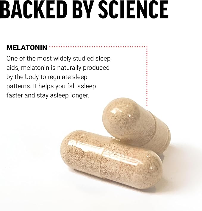 FORCE FACTOR Melatonin 5mg, Drug-Free Supplement, Vegan, Non-GMO, 60 Vegetable Capsules