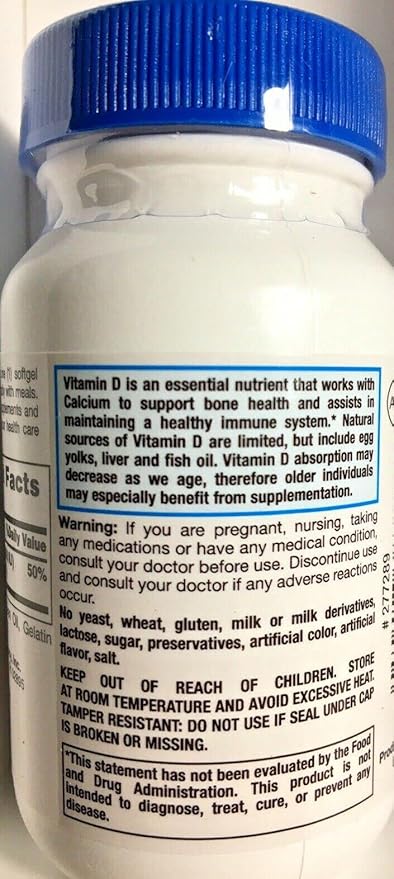 CVS Health Vitamin D3 Softgels 400IU, 100CT