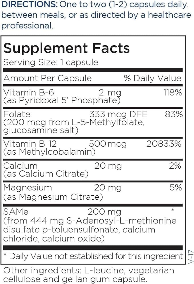 Metabolic Maintenance Same + CoFactors