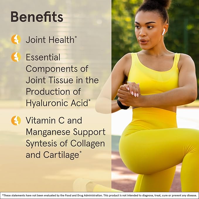 Jarrow Formulas Glucosamine + Chondroitin - 240 Capsules - Nutrient Support of Joint Health - With Vitamin C & Manganese - 60 Servings