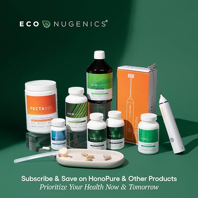 EcoNugenics – HonoPure – 120 Capsules | Professionally Formulated with 98% Pure Honokiol | Supports Cellular, Neurological & Cognitive Health | Safe, Effective & Highly Regarded Antioxidant