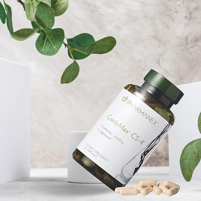 Nu Skin CordyMax Cs-4 - Premium Dietary Supplement | Supplement for Stamina, Healthy Well-Being | Proprietary Cordyceps Sinensis Extract | Convenient Capsules, Daily Supplement (120 Capsules)