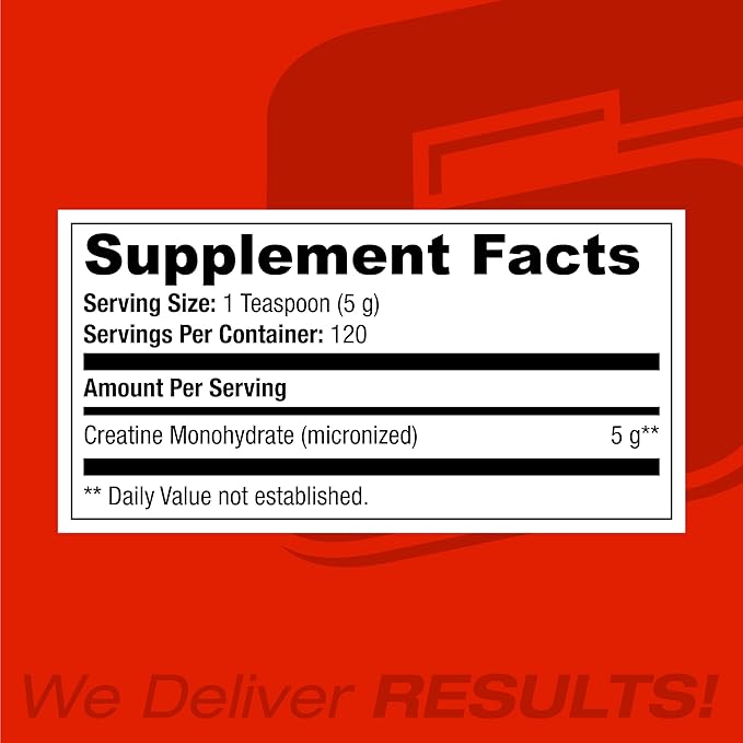 Performance Creatine 600g – Supports Muscle Growth and Athletic Endurance, 120 Servings