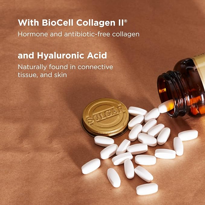 Solgar Glucosamine Hyaluronic Acid Chondroitin MSM, 120 Tablets - Supports Healthy Joints - Supports Range of Motion & Flexibility - Extra Strength, Shellfish Free - Non-GMO, Gluten Free - 40 Servings