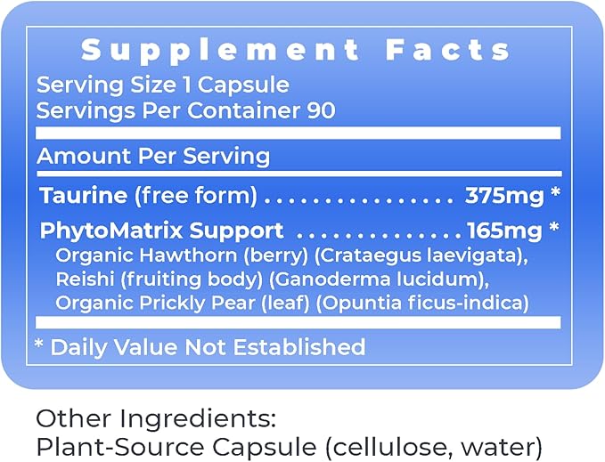 Premier Research Labs Taurine Blend - Taurine Supplement, Taurine Pills, L Taurine Amino Acid Supplement for Liver, Gallbladder, Brain & Heart Health, for Women & Men - 90 Vegetarian Capsules