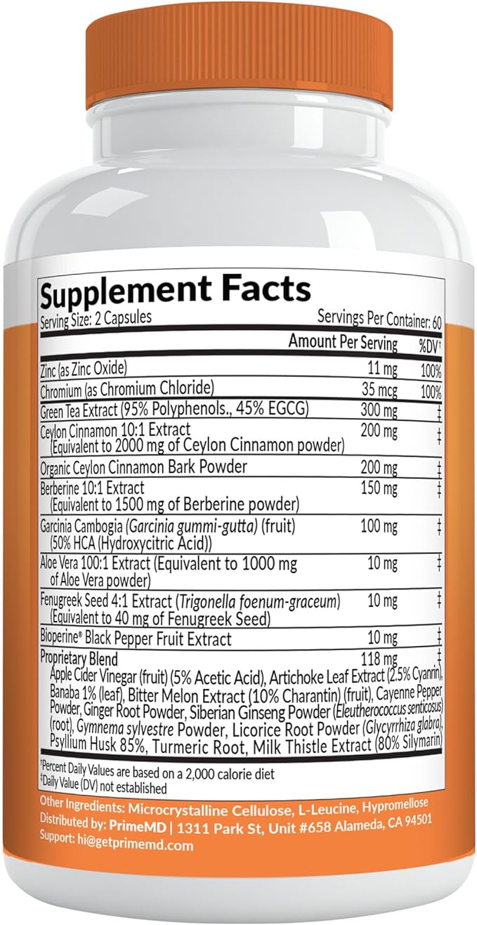 21-in-1 Berberine Supplement with Ceylon Cinnamon - Berberine 1500mg with Chromium, Bitter Melon and Green Tea Extract - Berberine 5X for Energy & Metabolism Support with 5279 mg (120 ct, Pack of 3)