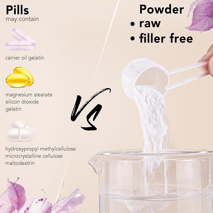 VEV Multi Collagen Peptides Powder, 1 lb – Type I, II, III, V, X, Hydrolyzed Collagen, Hyaluronic Acid Power, Biotin, Vitamin C, Supports Skin, Unflavored, Dissolves Easily