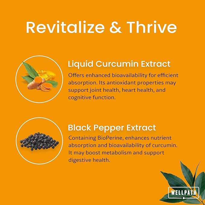 WellPath Bundle of Soothe Thyroid Support & Hormone Balance for Women + Vital Liquid Liposomal Curcumin Drops