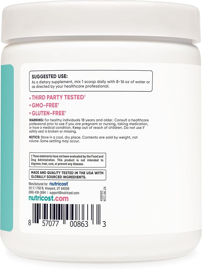 Nutricost BCAA for Women (Peach Mango, 30 Servings) - Formulated Specifically for Women - Non-GMO and Gluten-Free