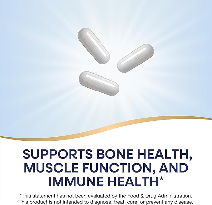 Nature's Way Calcium Magnesium & Zinc Mineral Complex, Supports Bone Health & Muscle Function*, Immune Support*, 250 Capsules (Packaging May Vary)