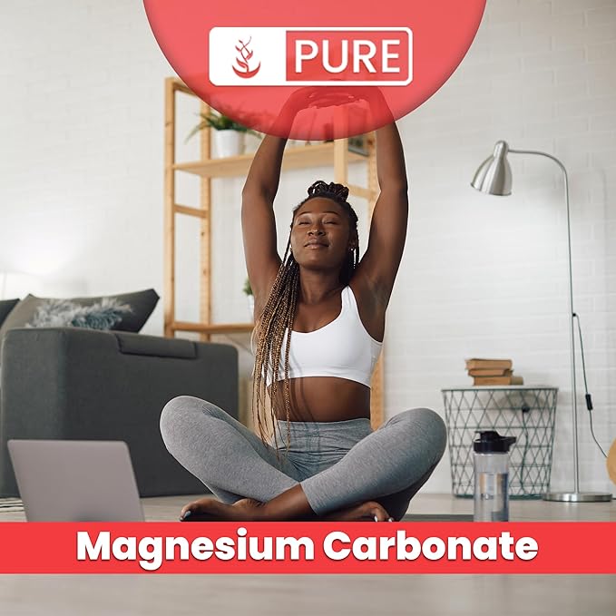 Pure Original Ingredients Magnesium Carbonate (4oz) Magnesium Supplement, Non-GMO, Multi-Purpose