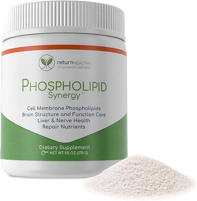 Phospholipid Synergy Powder | Antioxidant Powder for Cellular Repair | Brain Supplements for Memory and Focus | Liver Detox Supplements with an Advance Cleansing Formula | 270 g