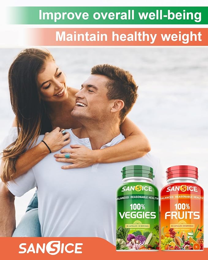 Fruit and Veggies Supplement,360 Fruits and Veggies Capsules Natural Fruits and Vegetables Vitamins Supplements for Women Men and Kids Soy Gluten Free (4 Pack)