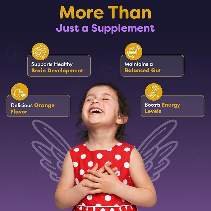 NuBest Tall Fizzy - Bone Strength, Immunity, Digestive Health for Kids & Teens | Probiotic, Calcium, Magnesium from Red Marine Algae, Vitamin D3, K2 & Zinc | 20 Orange Effervescent Tablets - Ages 4+