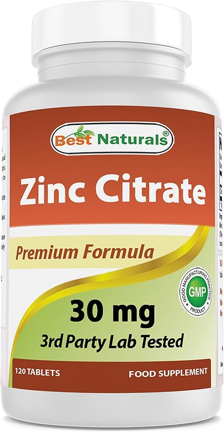 Zinc Citrate 30 mg & Vitamin K2 (MK7) with D3