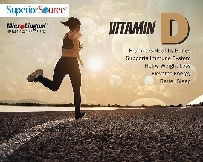 Superior Source Advanced Zinc 25 mg - Includes Vitamin D3 5,000 IU - Premium Immune Support Supplement for Men & Women - Non-GMO & Gluten-Free - 60 MicroLingual Dissolvable Tablets