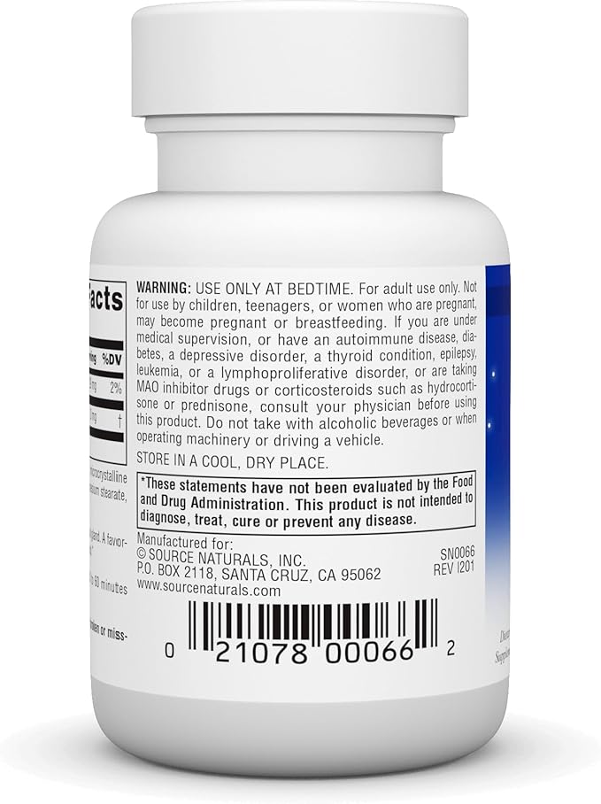Source Naturals Time Released Melatonin* - 3 mg, 120 Tablets