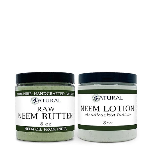 Zatural Neem Butter + Neem Lotion Bundle SAVE OVER 10%