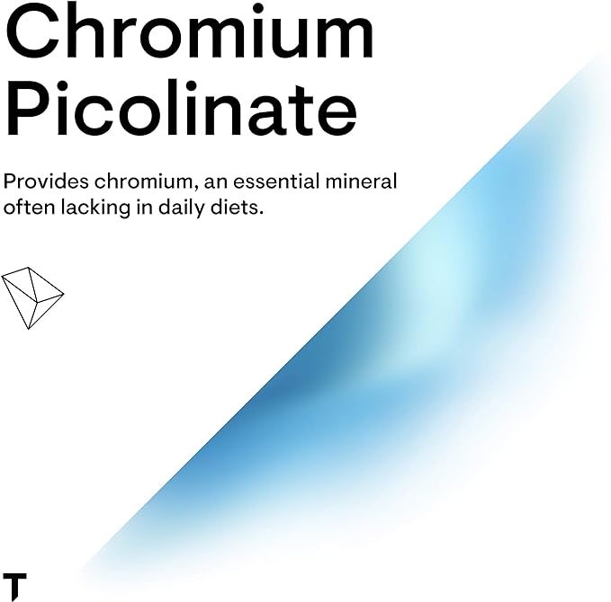 THORNE Chromium Picolinate - 500mg Chromium - 60 Capsules