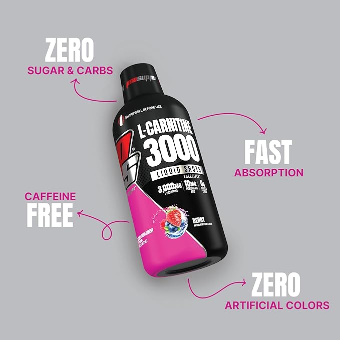 PROSUPPS Thermo Fat Burning Thermogenic Powder Molten Mango and 3000 L-Carnitine Berry - Weight Management and Pre Workout - Energy, Mood, Appetite Control
