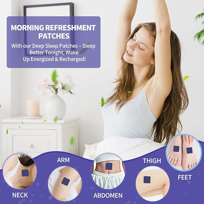 Sleep Patches for Adults, Upgraded Sweet Dream Patch with Natural Plant Extract, 42PCS Sleeping Patches for Night Rest, Gentle Deep Rest Formula, Morning Refreshment(Purple)