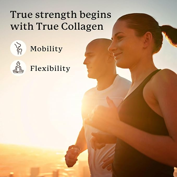 True Collagen Joints | 10,000 mg Hydrolyzed Collagen Liquid Supplement - 500 ml, 20 Day Supply | Glucosamine, MSM and Chondroitin to Support Joints | Fat-Free, Sugar-Free, 100% Natural Berry Flavor