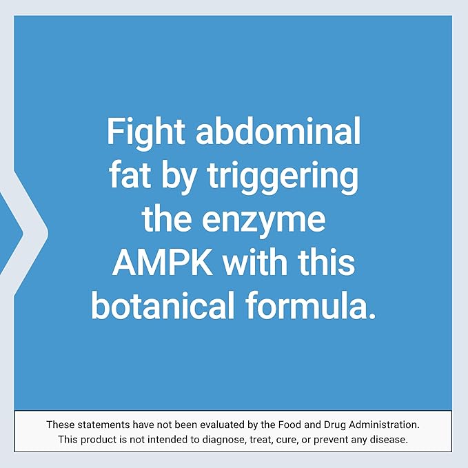 Life Extension AMPK Metabolic Activator, hesperidin, G. pentaphyllum, fight unwanted belly fat & revitalize cellular metabolism, gluten-free, non-GMO, 30 Vegetarian Tablets
