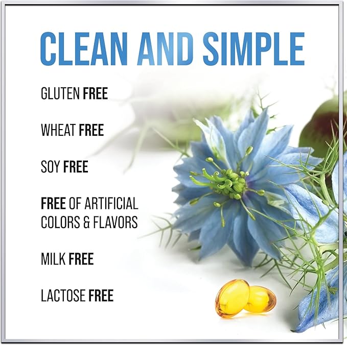 Premium Blackseed Oil 1000mg - Pure Nigella Sativa Black Seed with Thymoquinone (Non-GMO & Vegan) for Skin & Immune Support, Best Extraction Above Cold Pressed, Black Cumin Seed Oil - 60 Softgels