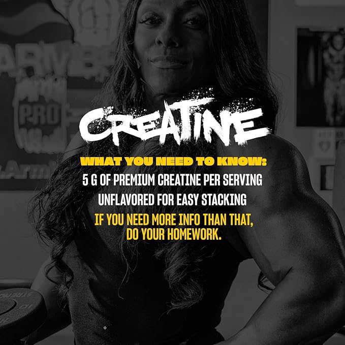 Mutant Creatine - Creatine Monohydrate Micronized Powder - Creatine Powder Supplement for Enhanced high-Intensity Performance - 60 Servings- 300 g - Unflavored