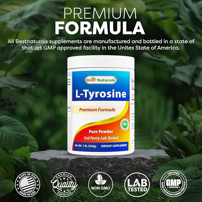 Best Naturals L-Tyrosine Pure Powder 1 Pound