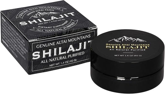 Sayan Pure Shilajit Resin 1.4oz/40g, 265 Servings - Potent Organic Fulvic Acid Supplement - Supports Immune System, Memory, Focus, and Provides Natural Energy, Detox - Vegan, Non-GMO