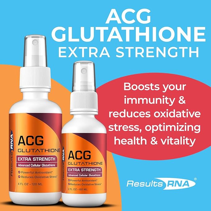 Results RNA - ACG Glutathione Extra Strength Immune Boost – Powerful Antioxidant & Immune Boost Formula in a Great Tasting Spray. Recommended by Doctors Worldwide ( 4 oz )