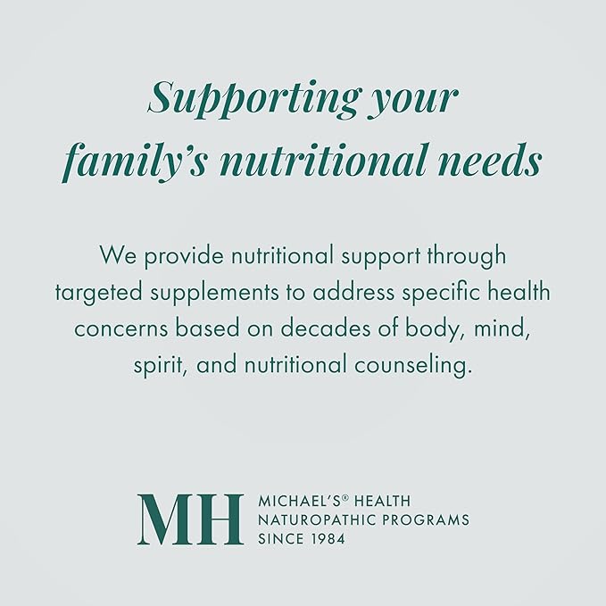 MICHAEL'S Health Naturopathic Programs Kidney Factors - 60 Vegetarian Tablets - Nutrients for Kidney Function - Gluten Free, Kosher - 20 Servings