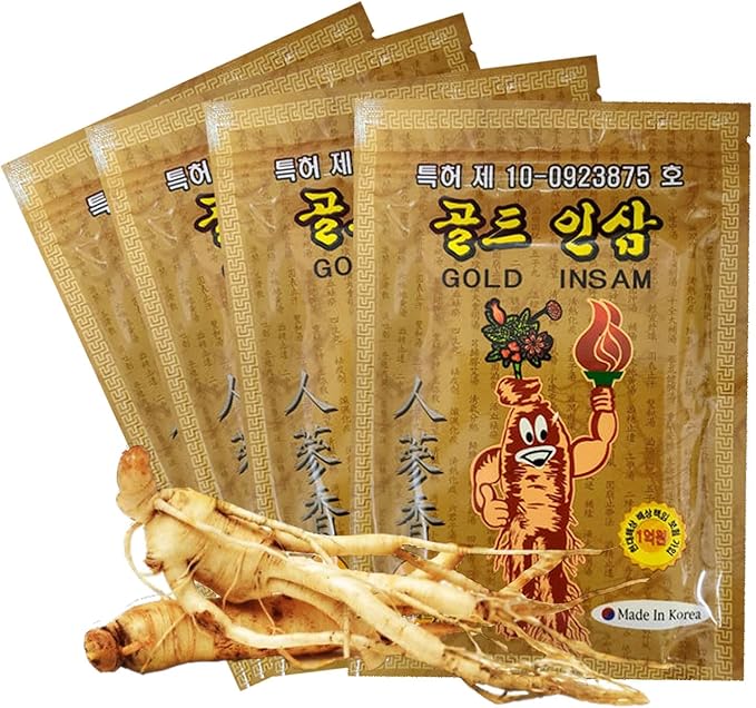 DEAD SKIN Korean Traditional Herbal Patch with Ginseng, Power Strips – 25 Counts x 4 Packs