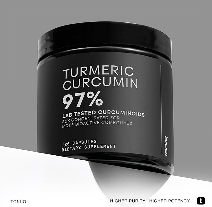 Turmeric Curcumin - Ultra High Potency 60:1 Extract with 97% Curcuminoids - 1200mg Per Serving - Black Pepper & MCT Oil for Enhanced Absorption - Third-Party Lab Tested - 120 Capsules