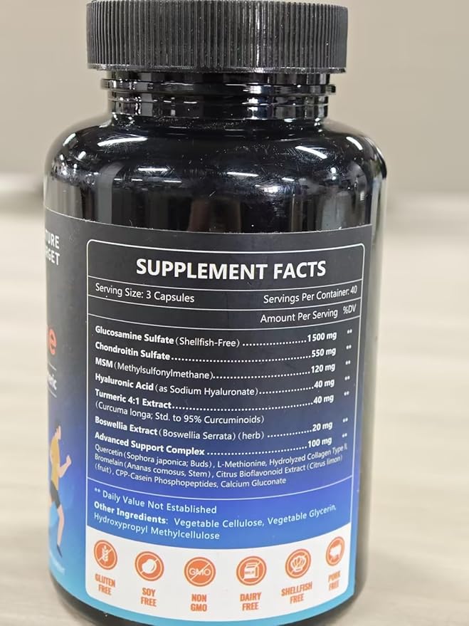 NATURE TARGET Glucosamine Chondroitin and Probiotics for Women Urinary Tract Health