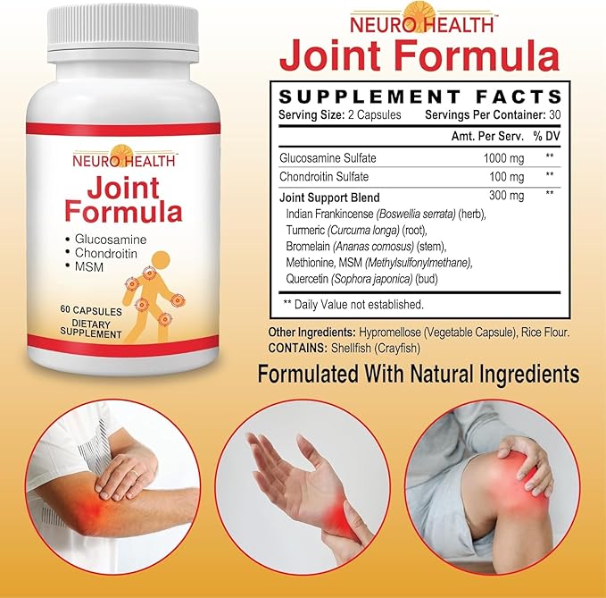 Joint Formula with Glucosamine, Chondroitin and MSM, 60 Capsules