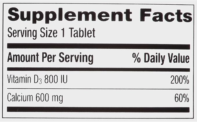 Caltrate 600 Plus D3 Calcium and Vitamin D Supplement Tablets, Bone Health Supplements for Adults - 60 Count (Pack of 4)