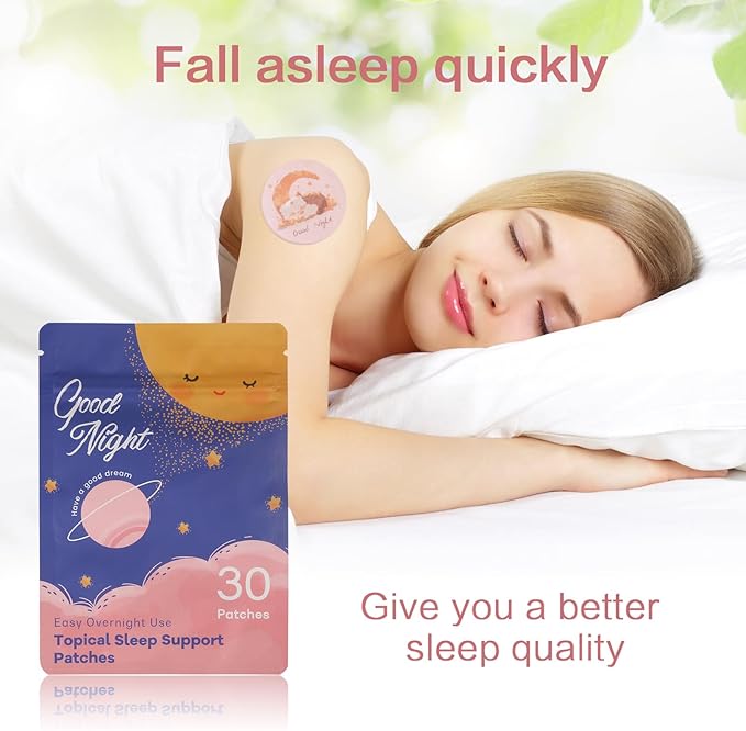 Sleep Patches for Adults Extra Strength 30 Patches - Long-Lasting Night Comfort with Melatonin, Valerian & Natural Botanicals - Fast-Acting Transdermal Support for Restful Sleep, Morning Refreshment